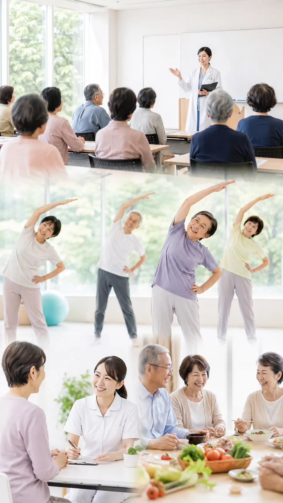 ヘルシーエイジングの活動のようす