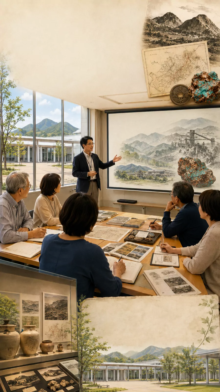 歴史を辿る会の活動のようす