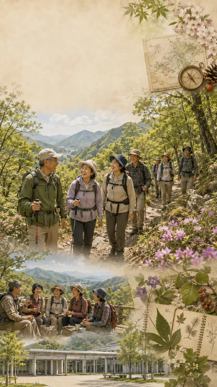 低山に登ろうの活動のようす